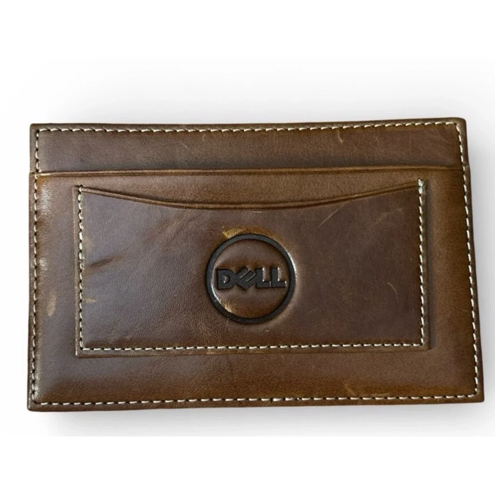 Barrington Dell Passport Holder Cover Leather Brown Travel Documents Luxury